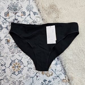 True & Co. Black Cotton Bikini Cotton Underwear Panties Plus Size Women 1X